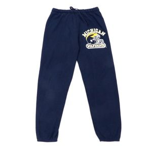 Vintage 90s Michigan Football Jogger Sweatpants